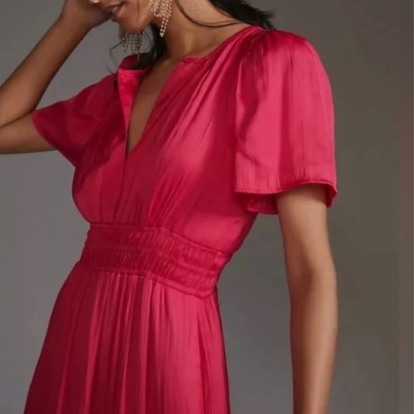 Monteau Coral Midi Dress - Picture 3 of 10